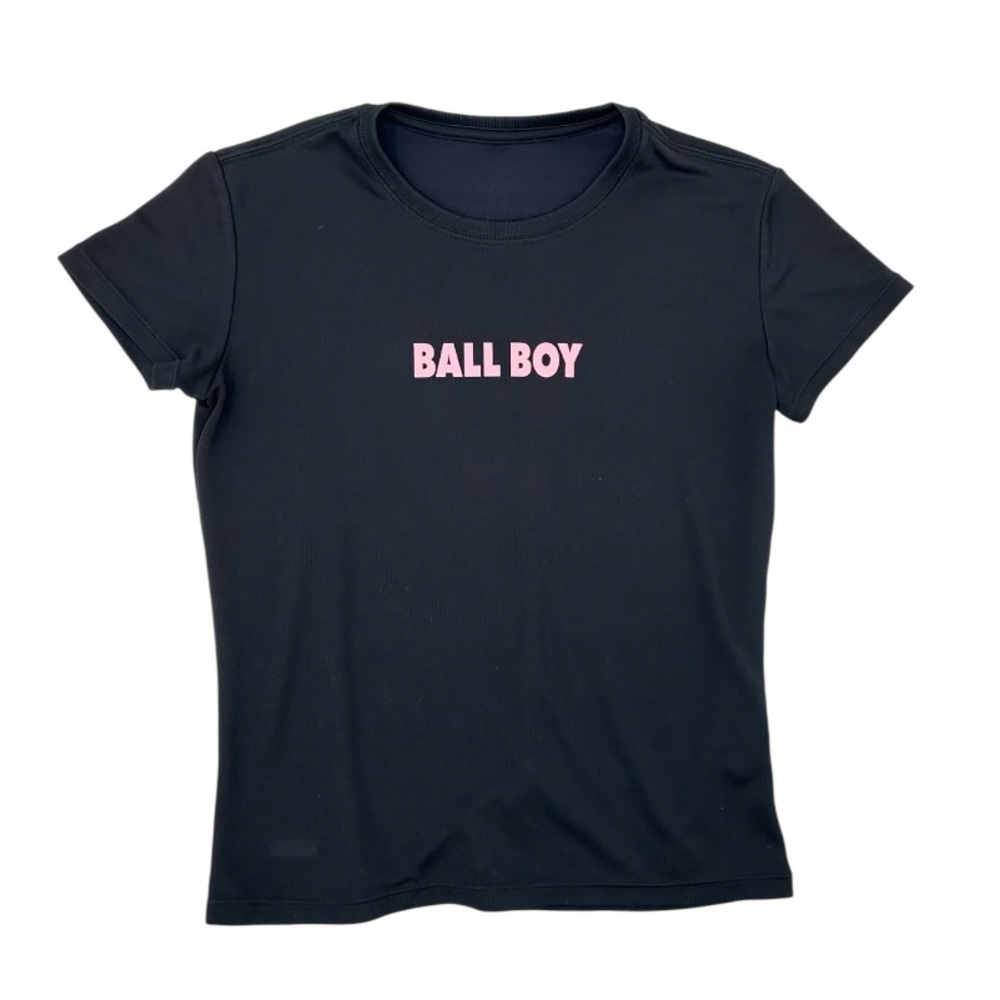 Nike Tennis Ball Boy Wanted Black Tennis Shirt